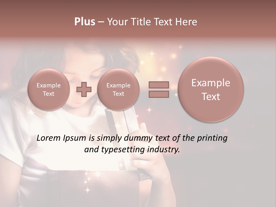 Evening Package Gift PowerPoint Template