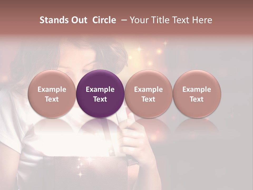 Evening Package Gift PowerPoint Template