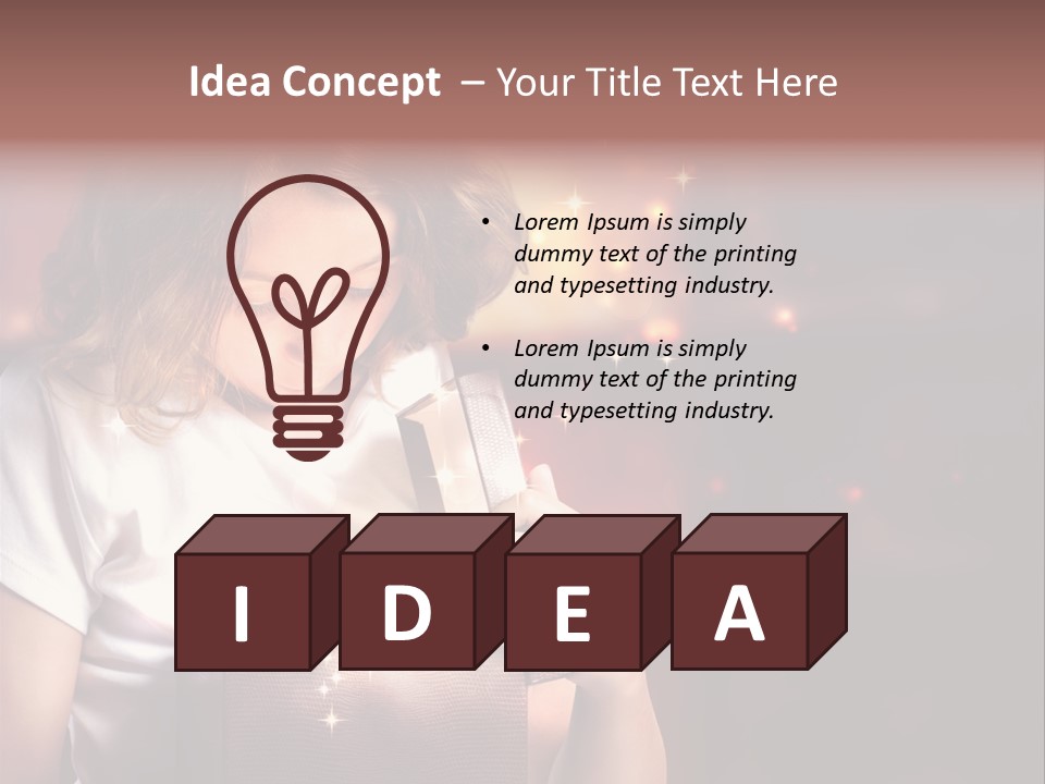 Evening Package Gift PowerPoint Template