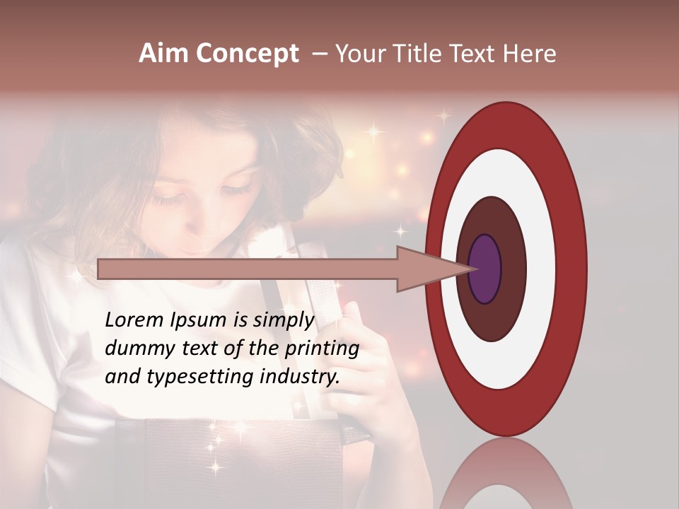 Evening Package Gift PowerPoint Template