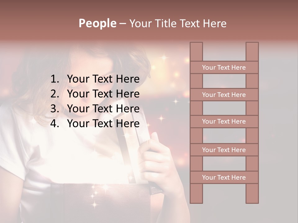 Evening Package Gift PowerPoint Template