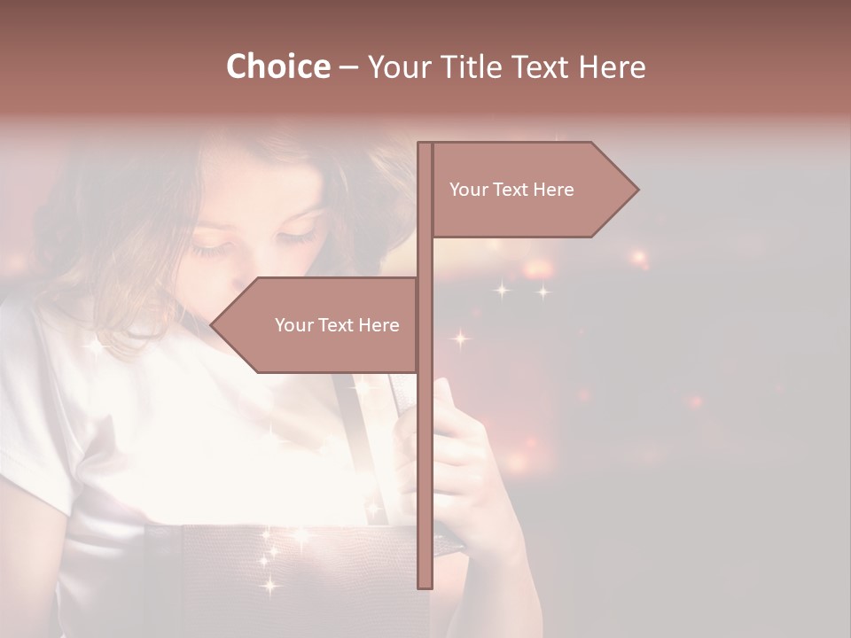Evening Package Gift PowerPoint Template