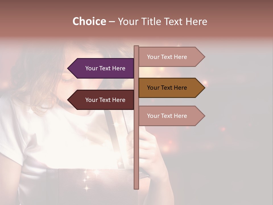 Evening Package Gift PowerPoint Template