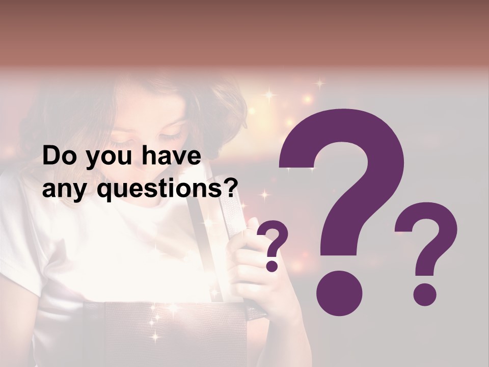 Evening Package Gift PowerPoint Template