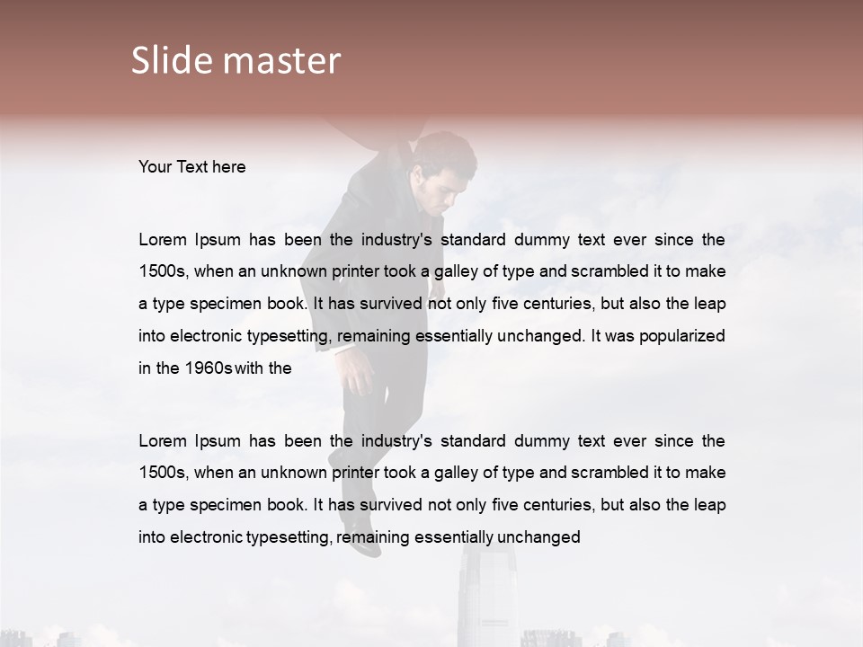 Finance Unlucky Career PowerPoint Template