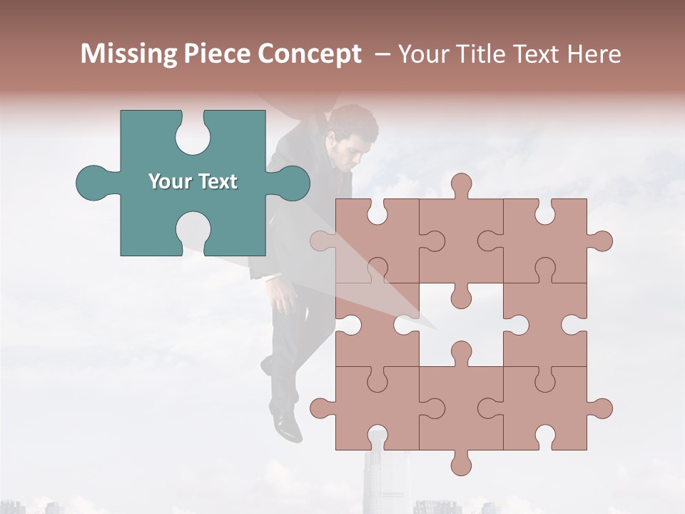 Finance Unlucky Career PowerPoint Template