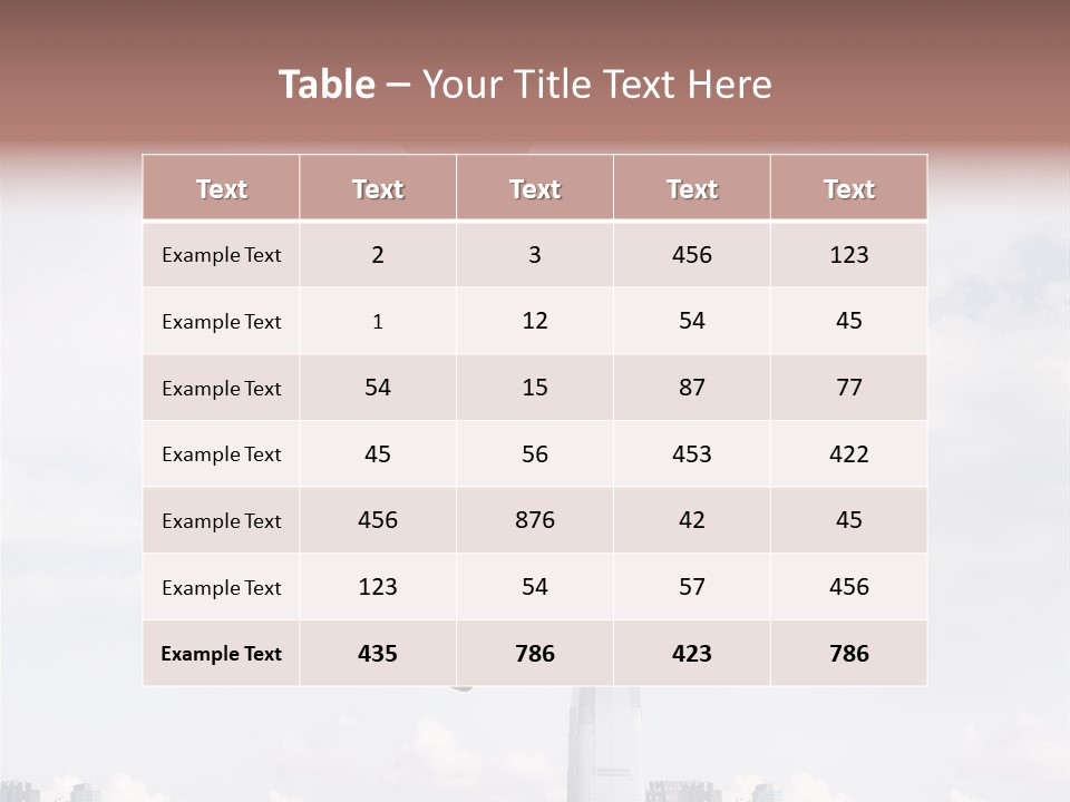 Finance Unlucky Career PowerPoint Template
