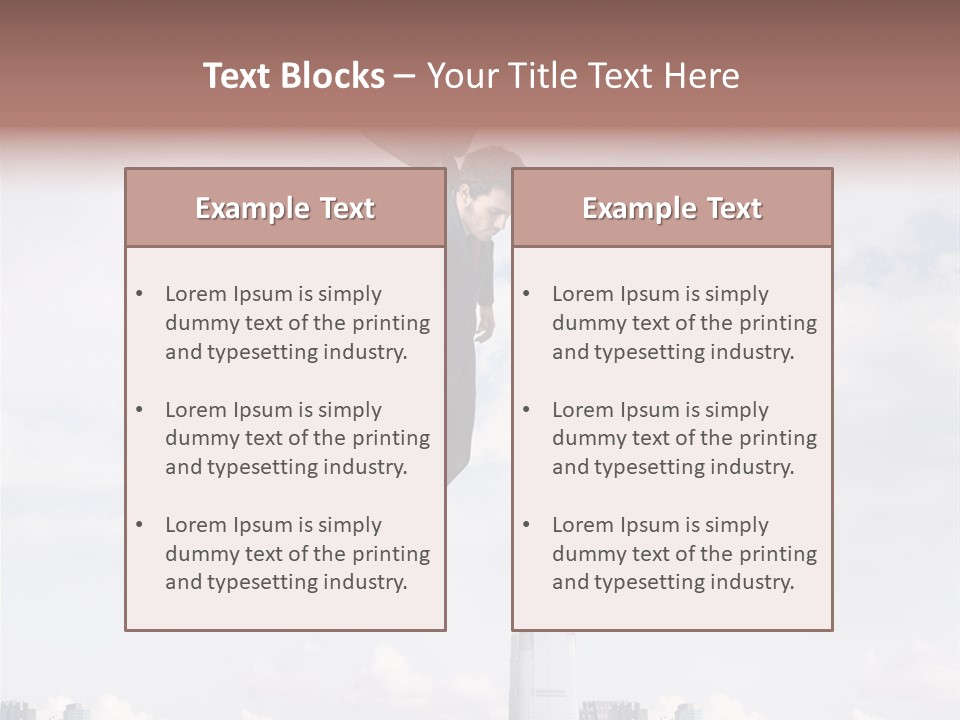 Finance Unlucky Career PowerPoint Template
