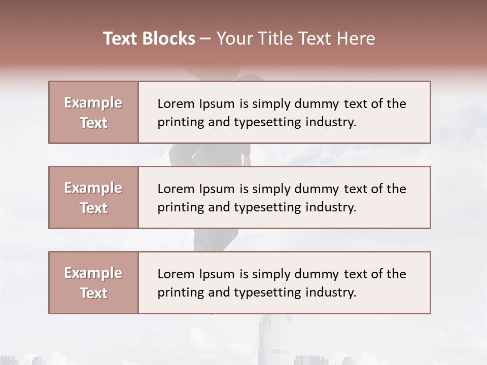 Finance Unlucky Career PowerPoint Template