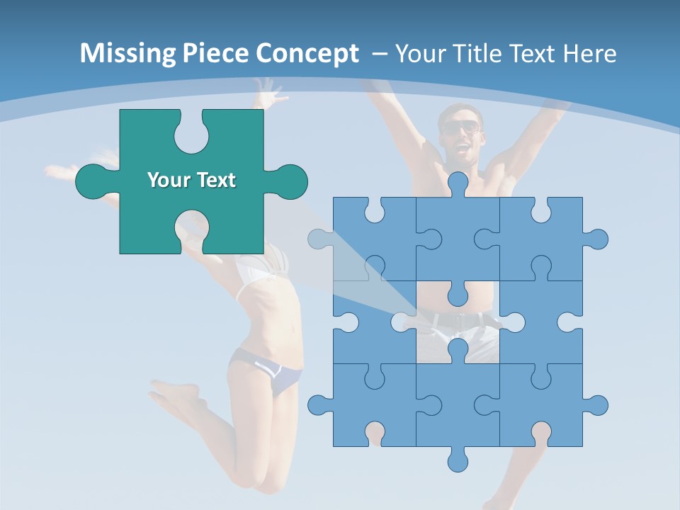 Friend Seaside Attractive PowerPoint Template