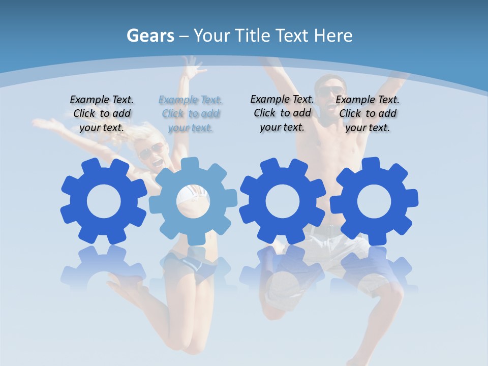 Friend Seaside Attractive PowerPoint Template