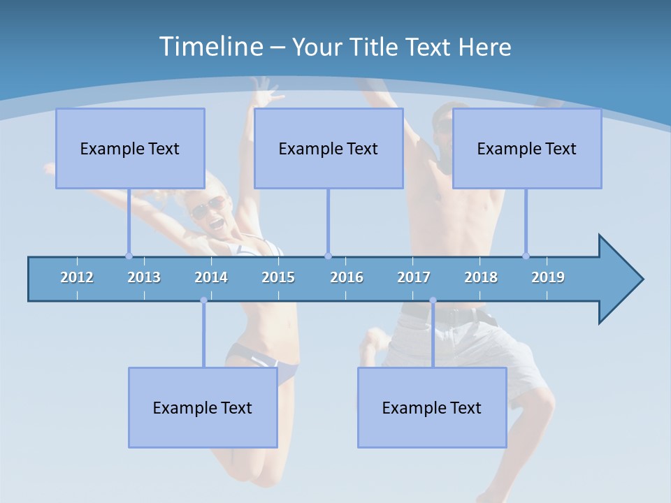 Friend Seaside Attractive PowerPoint Template