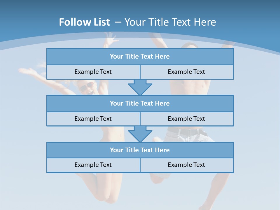 Friend Seaside Attractive PowerPoint Template