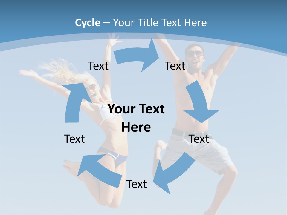 Friend Seaside Attractive PowerPoint Template