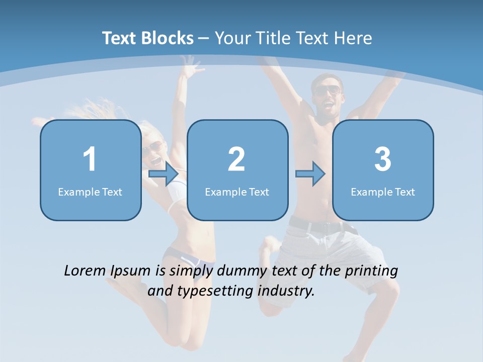 Friend Seaside Attractive PowerPoint Template