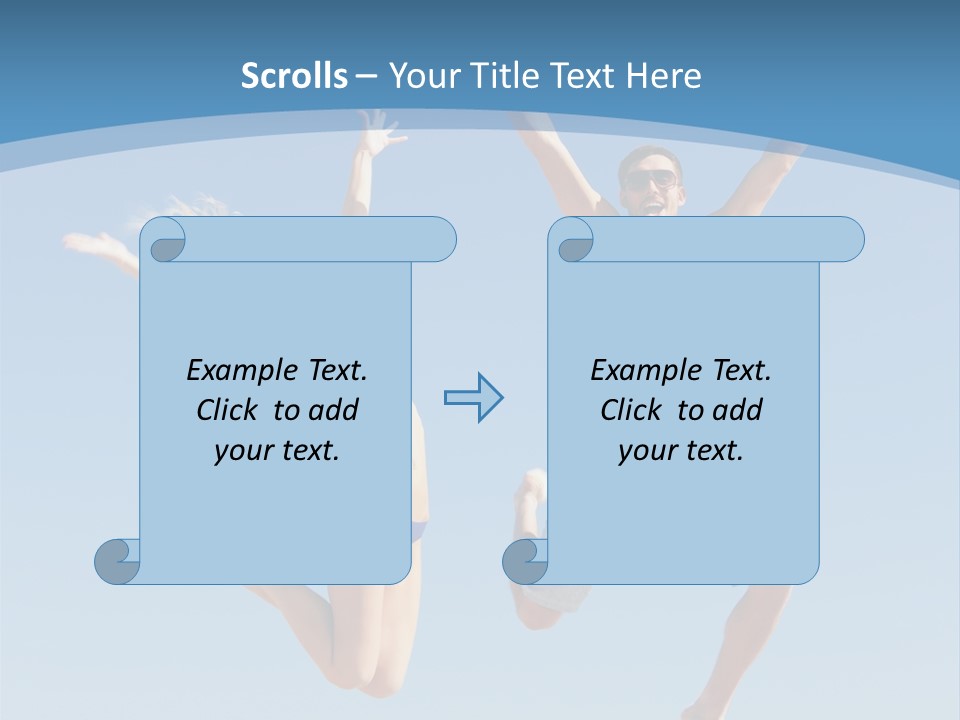 Friend Seaside Attractive PowerPoint Template