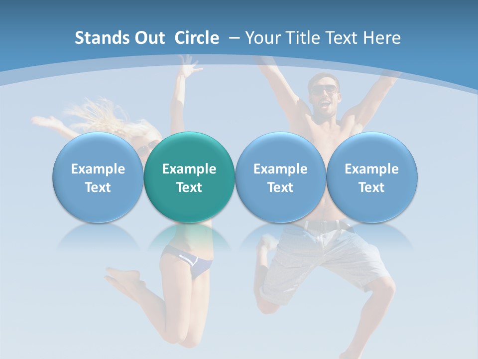 Friend Seaside Attractive PowerPoint Template