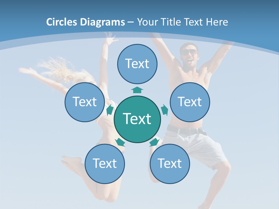 Friend Seaside Attractive PowerPoint Template