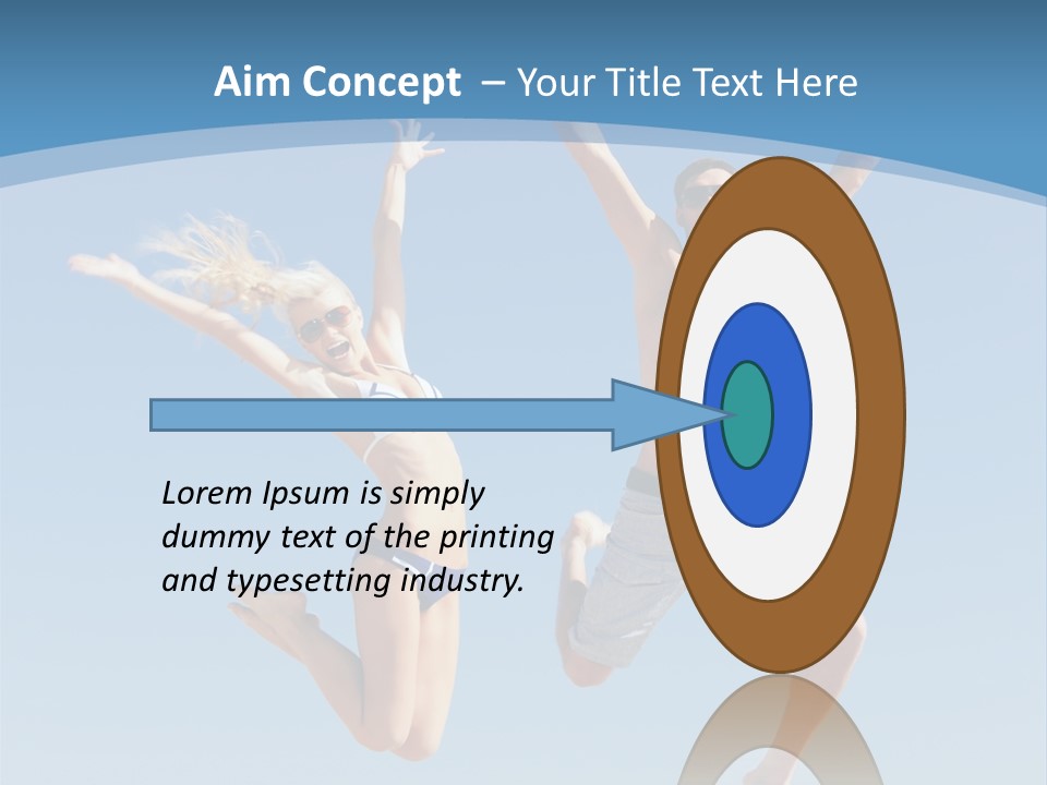 Friend Seaside Attractive PowerPoint Template