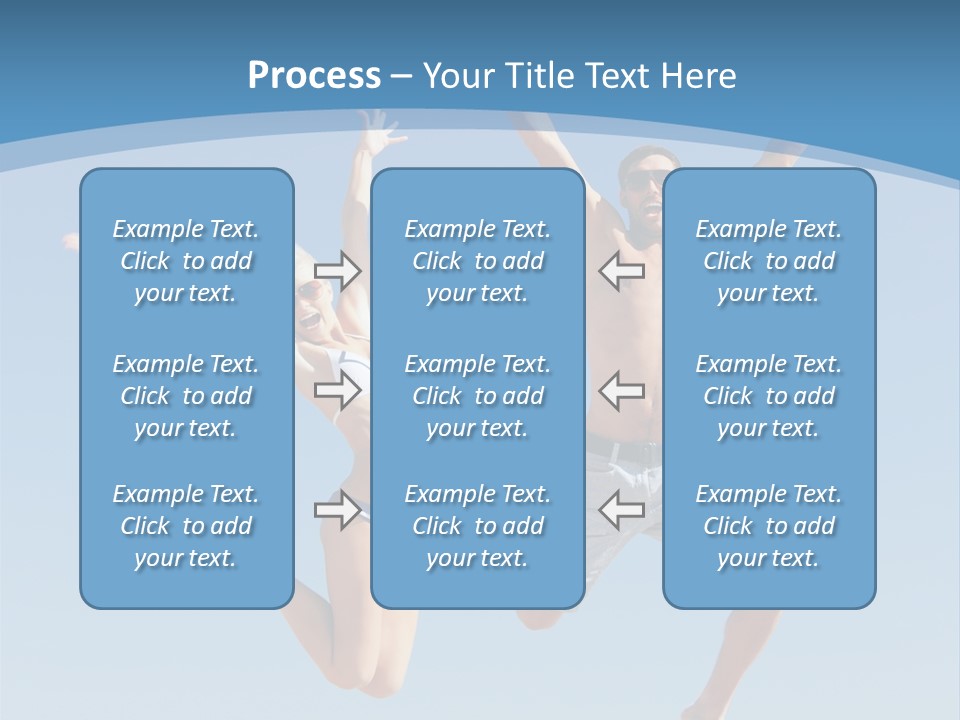 Friend Seaside Attractive PowerPoint Template