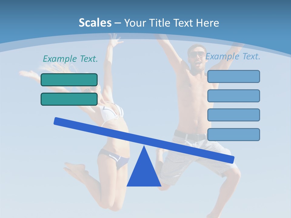 Friend Seaside Attractive PowerPoint Template