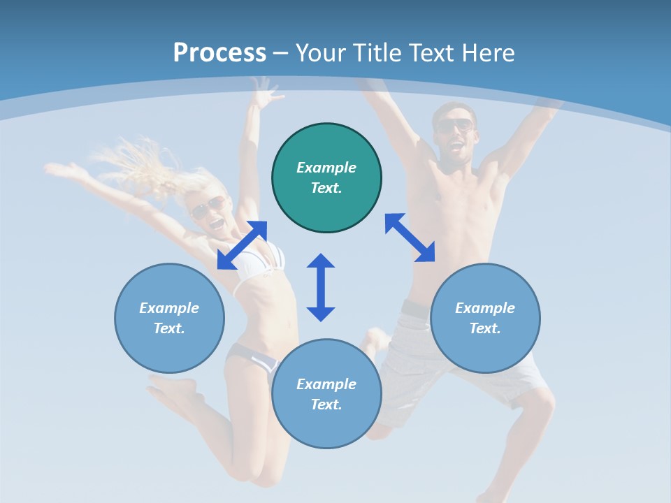 Friend Seaside Attractive PowerPoint Template