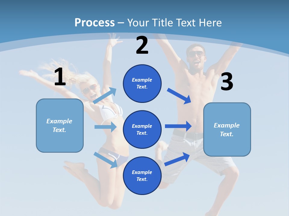 Friend Seaside Attractive PowerPoint Template