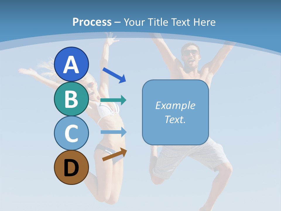 Friend Seaside Attractive PowerPoint Template