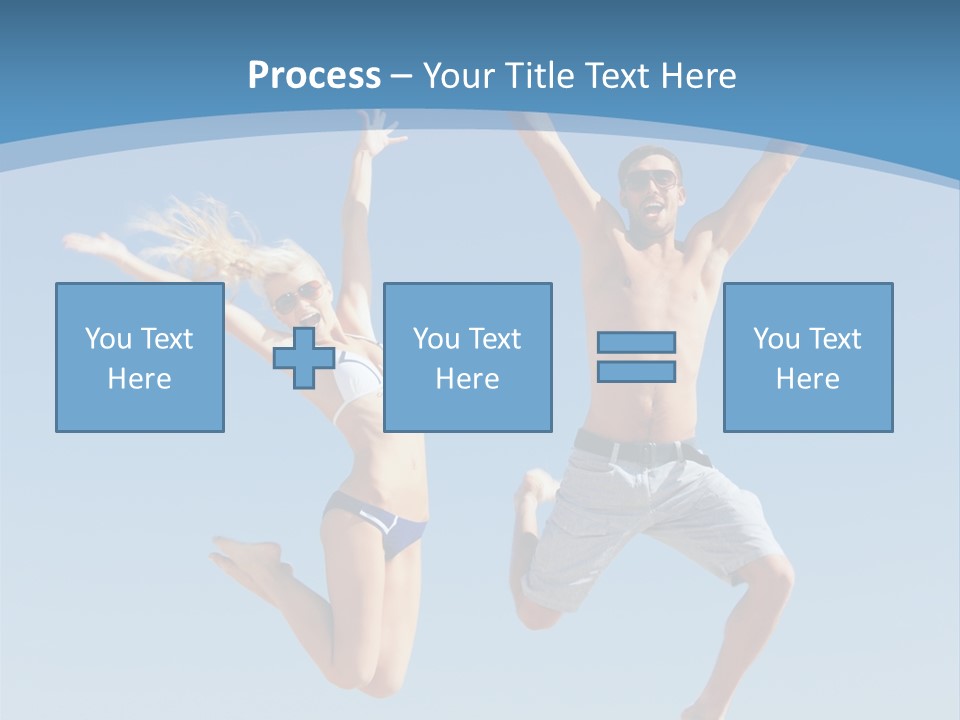 Friend Seaside Attractive PowerPoint Template