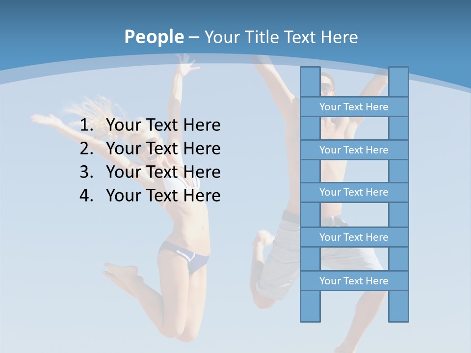 Friend Seaside Attractive PowerPoint Template