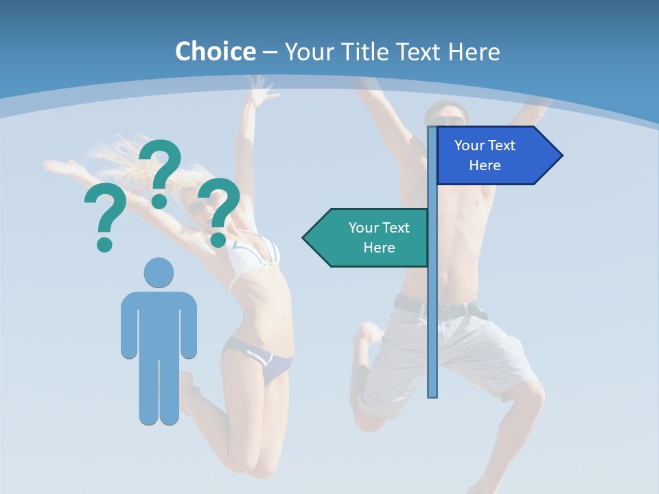 Friend Seaside Attractive PowerPoint Template