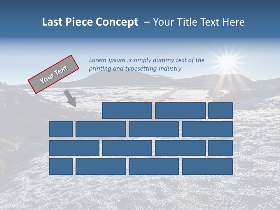 Ray Furnace Rock PowerPoint Template