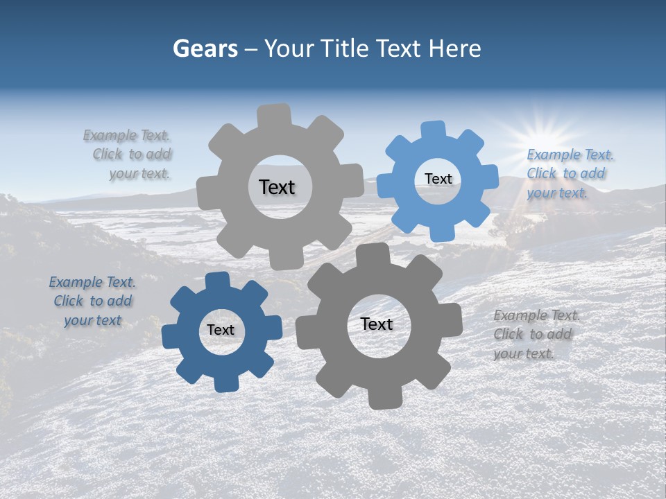 Ray Furnace Rock PowerPoint Template