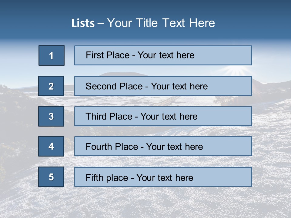 Ray Furnace Rock PowerPoint Template