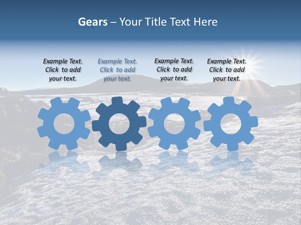 Ray Furnace Rock PowerPoint Template