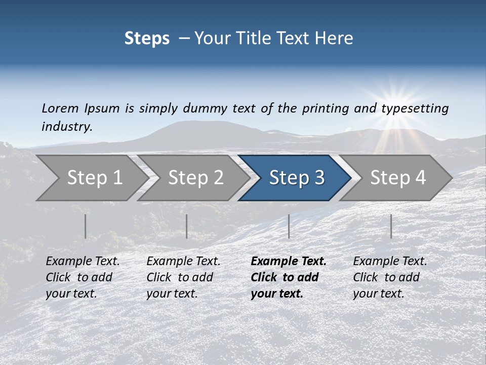 Ray Furnace Rock PowerPoint Template
