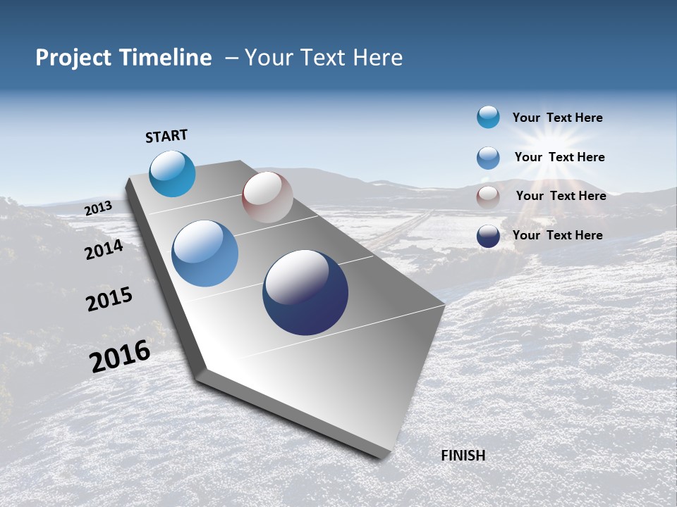 Ray Furnace Rock PowerPoint Template
