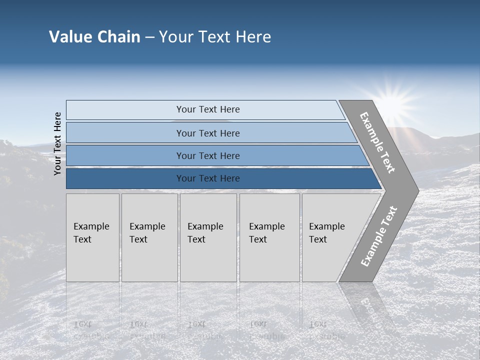 Ray Furnace Rock PowerPoint Template