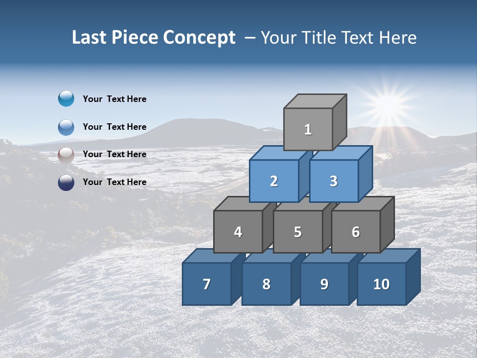 Ray Furnace Rock PowerPoint Template