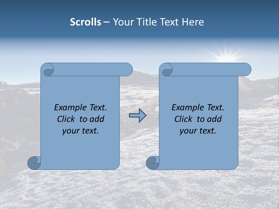 Ray Furnace Rock PowerPoint Template