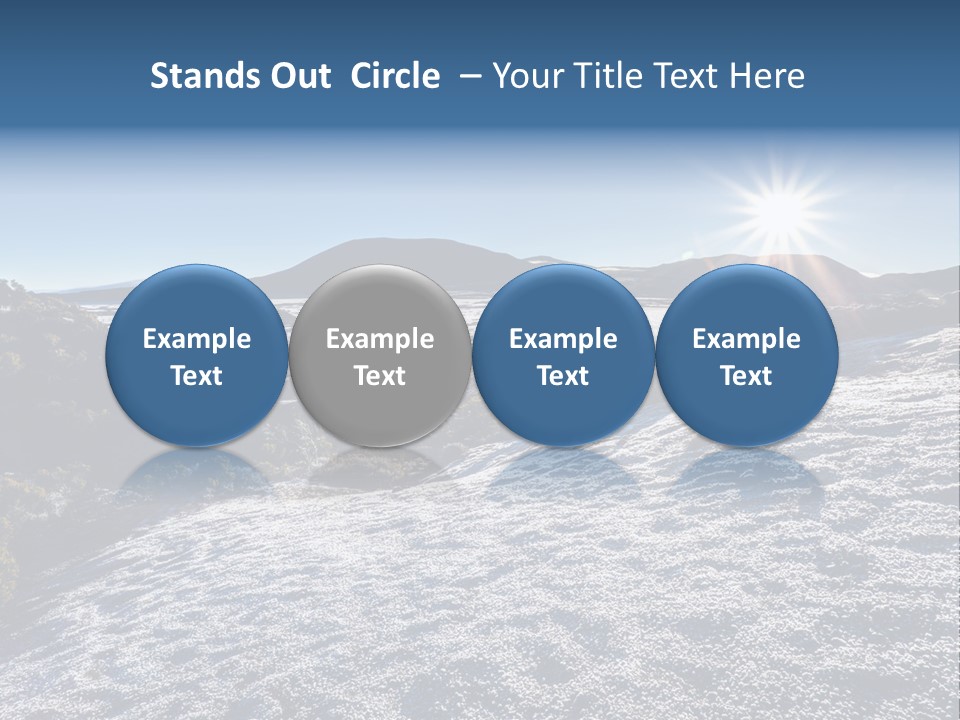 Ray Furnace Rock PowerPoint Template