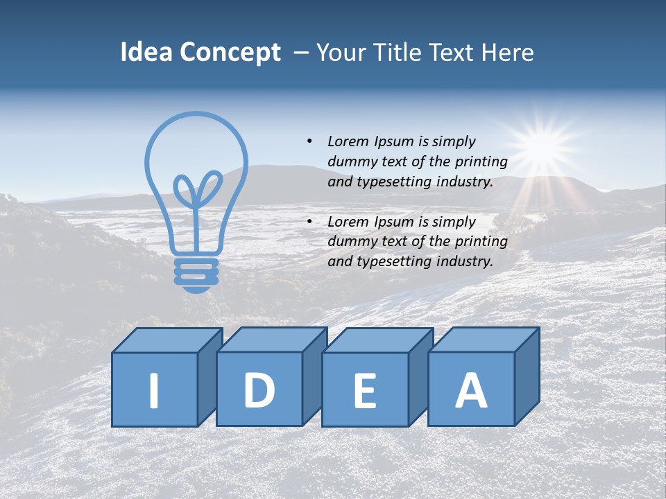 Ray Furnace Rock PowerPoint Template