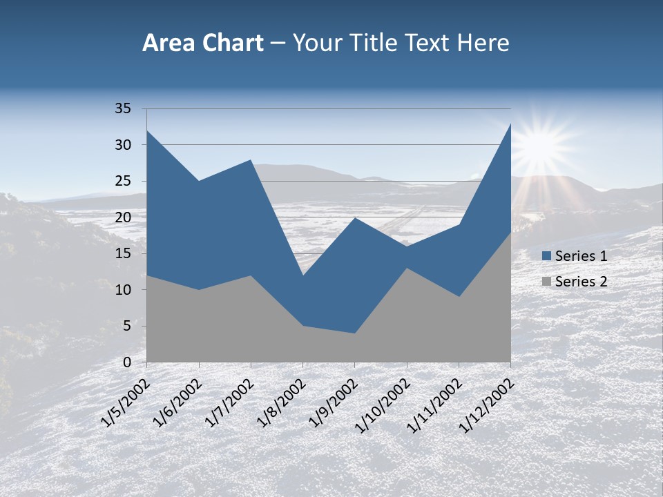 Ray Furnace Rock PowerPoint Template