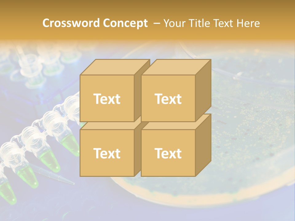 Holding Biochemistry Biotechnology PowerPoint Template