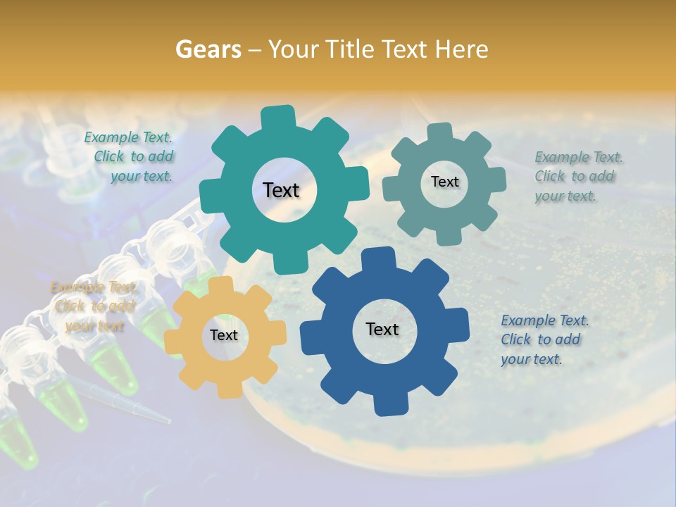 Holding Biochemistry Biotechnology PowerPoint Template