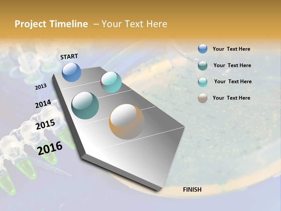 Holding Biochemistry Biotechnology PowerPoint Template