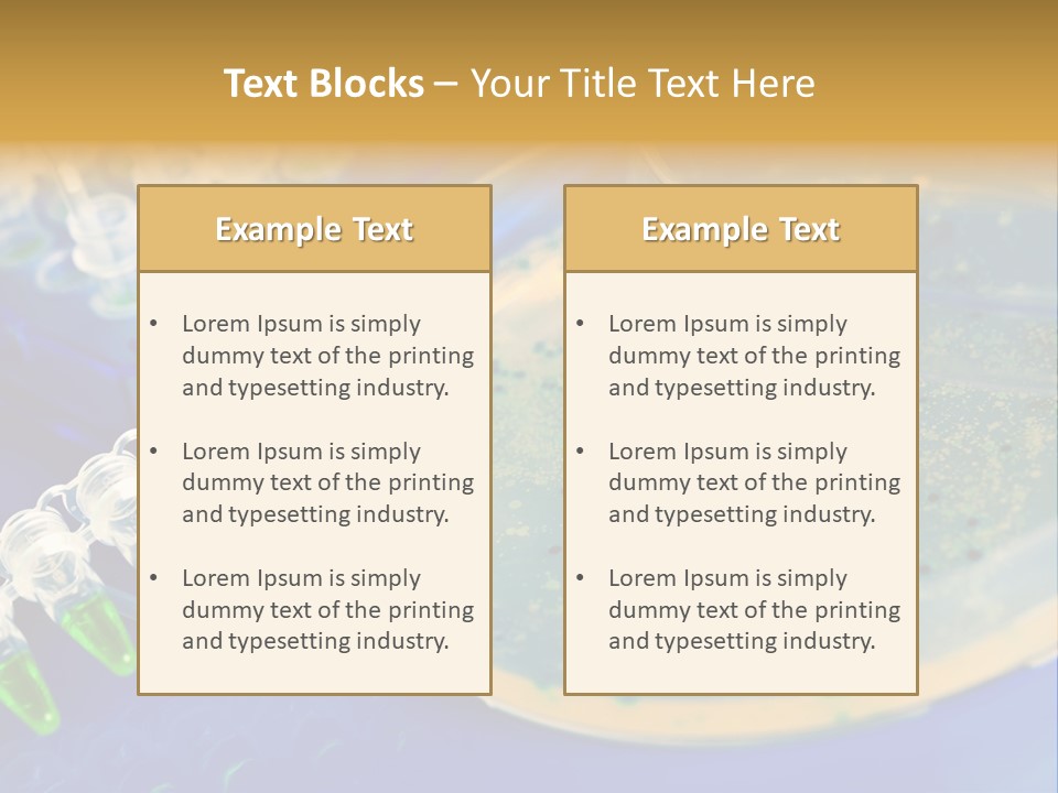Holding Biochemistry Biotechnology PowerPoint Template