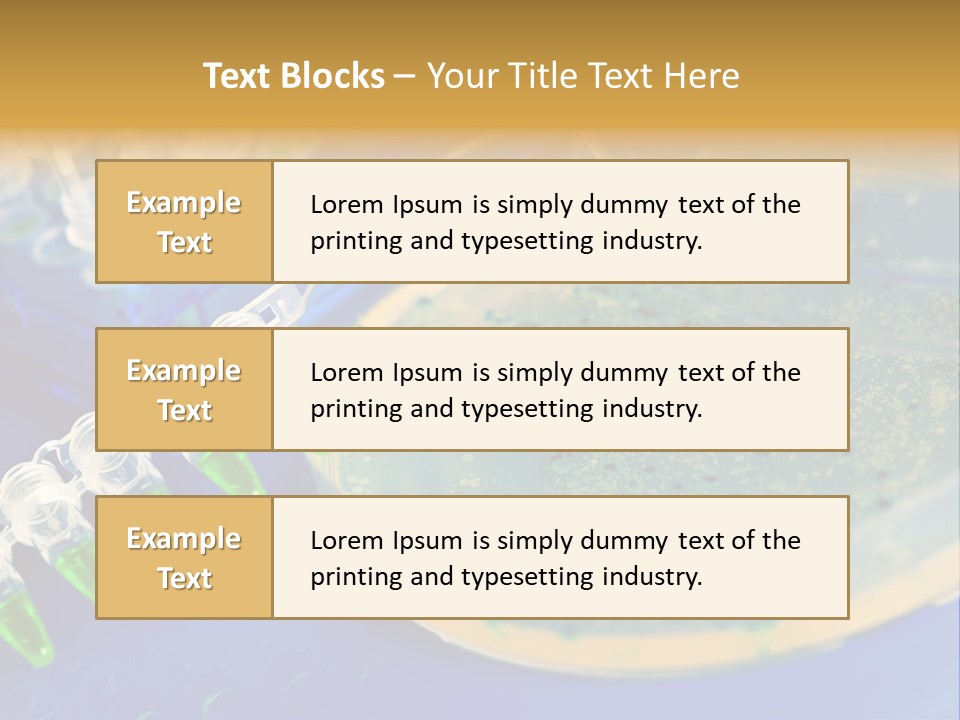 Holding Biochemistry Biotechnology PowerPoint Template