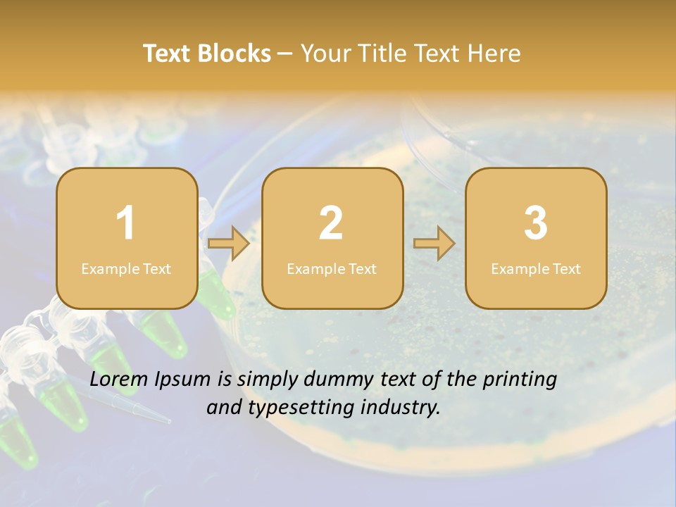 Holding Biochemistry Biotechnology PowerPoint Template