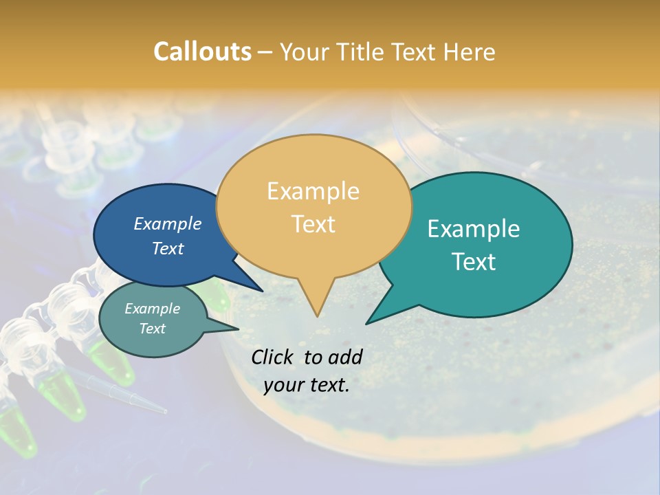 Holding Biochemistry Biotechnology PowerPoint Template